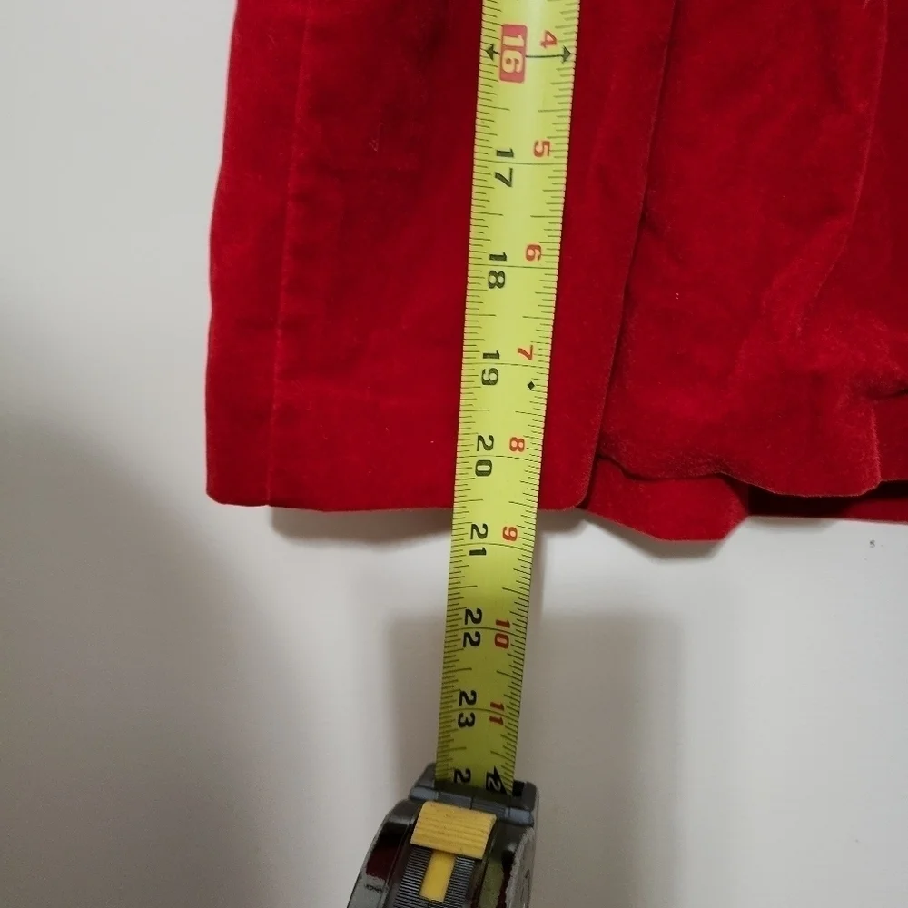 Vintage Toddler Velour Overall Dress Dark Red Farm Fall Christmas Size 5/7 Read
